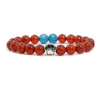 YONGHONGKEJI Crystal Bracelets,Natural Carnelian Stone Cat Claw Gemstone Bracelet Chakra Healing Yoga Bangle Wristband Charm Jewelry For Men Girls Women