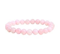 YONGHONGKEJI Healing Crystal Bracelet Natural Gemstone Bead Bracelets for Women Men Energy Quartz Crystal Stone Stretch Bangles 7 Chakra Friendship Wristbands Jewelry Gifts Rose Quartz 8Mm