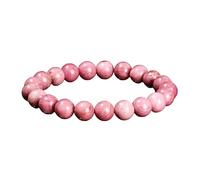 YONGHONGKEJI Healing Crystals Bracelet for Women Crystals and Gemstones Bangles 7 Chakra Natural Stone Bracelet Elegant Beaded Beaded Wristbands Friendship Jewelry Gifts Red Wood Grain Stone 8Mm