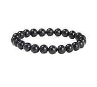 YONGHONGKEJI Healing Crystals Bracelet for Women Crystals and Gemstones Bangles 7 Chakra Natural Stone Bracelet Elegant Beaded Beaded Wristbands Friendship Jewelry Gifts Shungite 8Mm