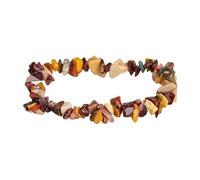 YONGHONGKEJI Irregular Crystal Bracelets Crystal Chip Gemstones Bangles 7 Chakra Natural Stone Healing Bracelets for Women Men Energy Quartz Chakra Wristbands Jewelry Gifts Oysterite