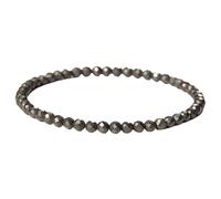 YONGHONGKEJI Natural Pyrite Stone Gemstones Bracelet For Women, Faceted Beads Healing Crystal Bracelet Stretch Chakra Yoga Charm Bracelets For Men Couple
