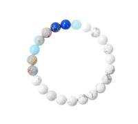 YONGHONGKEJI Planet Bracelet Solar System Universe Galaxy Natural Stone Beaded Bracelets for Women Stretch Cuff Bangle Eight Planets Guardian Star Wristbands for Men Astronomy Gifts Mercury