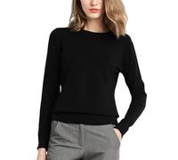 YONGHONGKEJI Sweaters for Women,Womens Long Sleeve Jumpers Lightweight Crew Neck Sweater Tops Casual Soft Knit Pullover for Ladies Regular-Fit Sweatshirts Plain Dressy Tunic for Autumn Winter