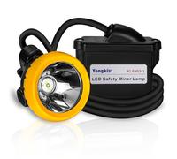 Yongkist Underground Headlamp Safety Mining Headlight Reachargable Hard Hat Headlamp Explosion-Proof Waterproof Cap Lamp for Mining Hunting (KL6M(H)-Medium Size)