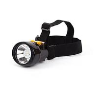 Yongkist Waterproof Explosion-Proof Mining Light Rechargeable Underground Headlamp Lamp Miners LED Headlamps Flashlight 1+6 LED Light Source Coal Miner Light for Hard Hat (Yellow)