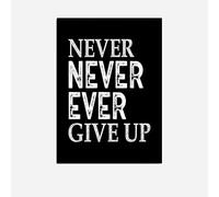 YONGKUIQMK Canvas Painting Modern Wall Art Black Inspiring Quotes Poster and Print Office Picture Home Decor(Z138-B,30x40 cm (No Frame))