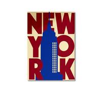 YONGKUIQMK Nordic Simple City Landscape Poster London New York Paris Rome Mid Century Wall Art Decor Canvas Painting Gifts Home Decor(H,30X40CM NO FRAME)