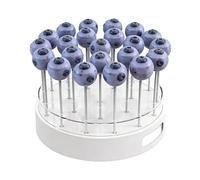 Yongmcxhhj Cake Pop Display Stand, 22-Hole Acrylic Transparent Round Dessert Stand, Cake Pop Sticks, Display Stand, for Cupcakes, Bouquet, Festival, Birthday, Christmas
