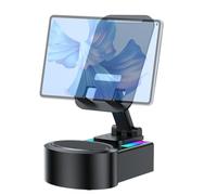 Yongmcxhhj Charging Stand for Phone | Foldable Cellphone Stand With LED Light Speaker,Rechargeable Phone Charging Accessory for Men Mom Dad Youth Cyclists Golfers Athletes Women Girls