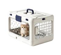 Yongmcxhhj Dog Kennel - Foldable Pet Carrying Storage - Hard-Sided Dog Kennel,for Small Medium Kitten Puppy Outings Camping Walking Road Trip Hiking Cycling Outdoor Adventures