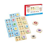 Yongmcxhhj Finger Counting Board for Kids,Early Learning Toys | Educational Math Manipulatives - for Classroom Playroom Boys Girls Homeschooling Family Nights Summer Camp Kindergarten Preschool