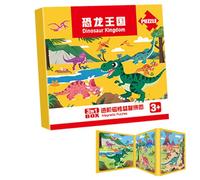 Yongmcxhhj Magnetic Puzzles for Kids | Travel Toys Toddler Puzzles | Magnetic Travel Games for Boys Girls Kids Age 2-6 Car Airplane Road Trip Birthday Education Development