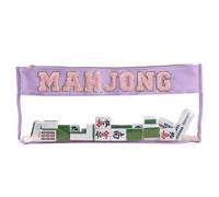 Yongmcxhhj Mahjong Bag, Mahjong Tile Zippered Storage Bag, Protective Organizer Pouch for Business Gatherings Camping Teens Daily Picnic Party Outdoor Adults