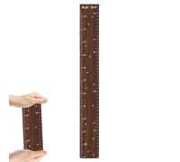 Yongmcxhhj Toddler Height Growth Chart 120x15x0.3cm Wooden Height Chart for Wall Personalized Measuring Stick for Children Removable Wall Hanging Measurement Tool for Nursery, Bedroom