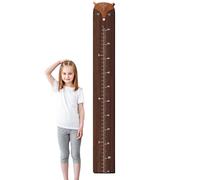 Yongmcxhhj Toddler Height Growth Chart 120x15x0.3cm Wooden Height Chart for Wall Personalized Measuring Stick for Children Removable Wall Hanging Measurement Tool for Nursery, Bedroom