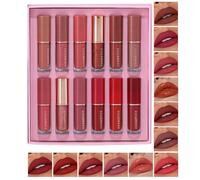 Yongmcxhhj Velvet Matte Liquid Lipstick Set - Waterproof Lip Makeup Kit,Nude Matte Liquid Lipstick Set,for Traveling Business Trip Stage Gathering Vacation