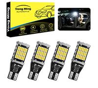 YONGMING 921 912 Led Bulb T15 W16W Led Bulb 45pcs 4014SMD Extremely Bright Replace for Car Reversing Light Backup Parking Light Tail Light Bulbs CANBUS Error Free Non-Polarity，4 PACK