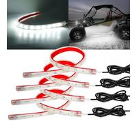 YONGMING Car LED Strip Lights 12V 18SMD DRL Underglow Lights 4PCS