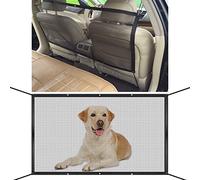 YONGMING Universal Dog Guard for Car Boot, Visible Car Divider for Dog, Car Net Barrier, Pet Mesh, Front Seat Net for SUV,Truck,Vehicle,Automobile
