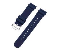 YONGNAGUI NASUNJIA 20mm 22mm Watch Band Compatible with No. 5 SKX007 SKX009 SRP777J1 Prospex Waterproof Diving Silicone Bracelet Sports Strap Metal Ring(Blue-Rubber-SV,22mm,No Logo)