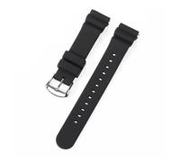 YONGNAGUI NASUNJIA 20mm 22mm Watch Band Compatible with No. 5 SKX007 SKX009 SRP777J1 Prospex Waterproof Diving Silicone Bracelet Sports Strap Metal Ring(Black-Rubber-SV,20mm,No Logo)