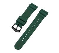 YONGNAGUI NASUNJIA 20mm 22mm Watch Band Compatible with No. 5 SKX007 SKX009 SRP777J1 Prospex Waterproof Diving Silicone Bracelet Sports Strap Metal Ring(Green-Rubber-BK,20mm,No Logo)