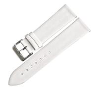 YONGNAGUI NASUNJIA Genuine Leather Watch Bracelet Watch Accessories Watch Strap Black Watchband Compatible with MIDO Compatible with DW Compatible with CK Compatible with TIMEX Watch Band(White_14mm)