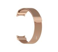 YONGNAGUI NASUNJIA Magnetic Strap Compatible With Samsung Watch 4 5 40mm 44mm Compatible With Watch4 Classic 42mm 46mm Band No Caps Metal Loop Bracelet(Rose Gold Strap)