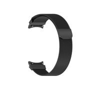 YONGNAGUI NASUNJIA Magnetic Strap Compatible With Samsung Watch 4 5 40mm 44mm Compatible With Watch4 Classic 42mm 46mm Band No Caps Metal Loop Bracelet(Black Strap)