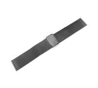 YONGNAGUI NASUNJIA Watch Band Stainless Steel Wristband Replacement Strap Width 10mm 12mm 14mm 16mm 18mm 20mm 22mm 24mm with Tool Pin(Black,22mm)