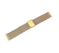 YONGNAGUI NASUNJIA Watch Band Stainless Steel Wristband Replacement Strap Width 10mm 12mm 14mm 16mm 18mm 20mm 22mm 24mm with Tool Pin(Gold,16mm)