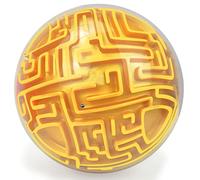 YongnKids 3D Puzzle Ball Maze Ball Brain Teasers Games Gravity 3D Puzzle Ball Toy for Kids Adults, Gold Puzzle Games Ball Sphere Educational Toys Gifts for Students Teens Adults