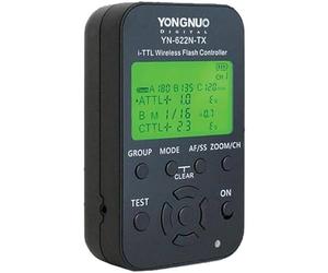 YONGNUO YN-622N-TX i-TTL Wireless Flash Controller for Nikon D70, D70S, D80, D90, D200, D300S, D600, D700, D800, D3000, D3100, D3200, D5000, D5100, D5200, D5300, D7000, D7100 Cameras