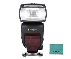 YONGNUO YN685 i-TTL HSS 1/8000s GN60 2.4G Wireless Flash Speedlite Speedlight for Nikon D750 D810 D7200 D610 D7000 D5500 D5200 D5300 D3300 D3200 DSLR Camera w/ Andoer Cloth