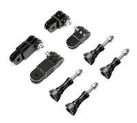 YonGoo 3-Way Adjustable Extension Pivot Arm Straight Joints Long & Short 50mm/35mm Adapter Mount Kit Compatible with GoPro Hero13, 12, 11, 10, 9, 8, 7, 6, 5, 4 Same and Vertical Direction (2+2+4)