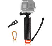 YonGoo Waterproof Floating Hand Grip Compatible with Gopro Hero 9 8 7 6 5 Max Session 4 3+, Handle Mount Accessories for Fusion, DJI Osmo Action Cameras, Orange
