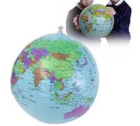 Yongse 40cm Inflatable World Earth Globe Atlas Map Beach Ball Science Geography Education