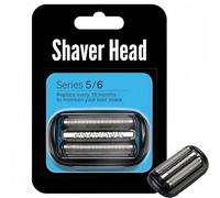Yongst Shaver Replacement Heads - Suitable for Braun Razors, 53B Compatible with All Series 5 & 6 Easy Attachment Smooth Shave Black