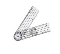 YongXiangPeng Medical Protractor,8.5in Goniometer Plastic Ruler,Professional 360 Degree Multi-ruler GoniometerAngle Spinal Ruler Protractor is Good Angle Measurement Tool