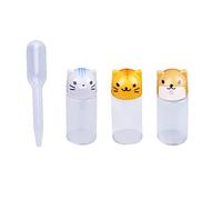 YongXiangPeng Mini Olive Oil Bottles, Mini Design Seasoning Bottles Plastic,Portable Tomato Ketchup Bottle, Cute Animal Cap Sauce Squeeze Bottle for Kitchen Lunch Box