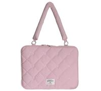 YongXinMY Cute Bow Laptop Case Coquette 13-15 Inch - Quilted Puffy Aesthetic Laptop Sleeve Protective Accessories Padded Computer Tote Bag for Work School Travel Daily Use (#2,13-14inch)
