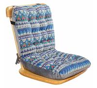 YongXinMY High Back Chair Cushions with Ties - Thickened One-Piece Dining Office Seat Pad Non-Slip Soft Cushioned Chair Backrest Comfortable Cushion for Home Dining Kitchen Garden Office (Style F,XL)