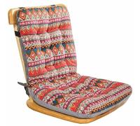 High Back Chair Cushions with Ties - Thickened One-Piece Dining Office Seat Pad Non-Slip Soft Cushioned Chair Backrest Comfortable Cushion for Home Dining Kitchen Garden Office (Style D,XL)