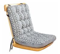 YongXinMY High Back Chair Cushions with Ties - Thickened One-Piece Dining Office Seat Pad Non-Slip Soft Cushioned Chair Backrest Comfortable Cushion for Home Dining Kitchen Garden Office (Style a,XL)