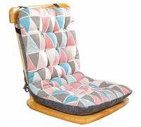 YongXinMY High Back Chair Cushions with Ties - Thickened One-Piece Dining Office Seat Pad Non-Slip Soft Cushioned Chair Backrest Comfortable Cushion for Home Dining Kitchen Garden Office (Style B,L)