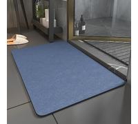 YongXinMY Non Slip Diatomite Bath Mat for Bathroom - Diatomaceous Quick Dry Super Absorbent Floor Mat, Fast Dry Thin Bathroom Mat Fit Under Door for Home Entryway Bathtub Shower (40x150cm,#4)