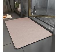 YongXinMY Non Slip Diatomite Bath Mat for Bathroom - Diatomaceous Quick Dry Super Absorbent Floor Mat, Fast Dry Thin Bathroom Mat Fit Under Door for Home Entryway Bathtub Shower (60×90cm,#3)