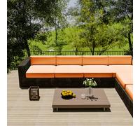 YongXinMY Outdoor Stretch Cushion Covers - Waterproof Full Wrap Patio Furniture Slipcovers with Zipper Solid Bench Seat Pad Protector for Garden Sofa Chair Deck Balcony (Gold,63 * 68 * 12cm)