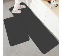 YongXinMY Quick-Drying Kitchen Rug Mat - Solid Color Diatom Mud Non-Slip Absorbent Runner Floor Mat,Wipeable Rubber Long Carpet for Hallway Bathroom Laundry Room Sink (#7,40x120cm)